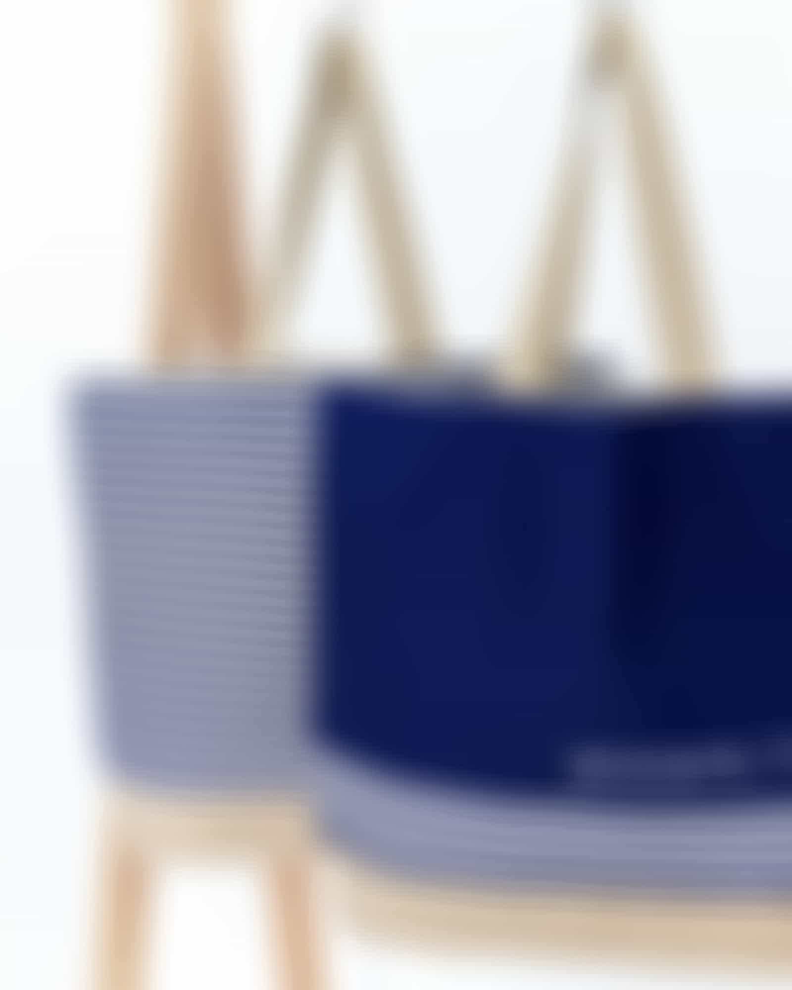 Cawö Beachbags Canvas Streifen 55700 - Farbe: marine - 13 - 40x55 cm Detailbild 2