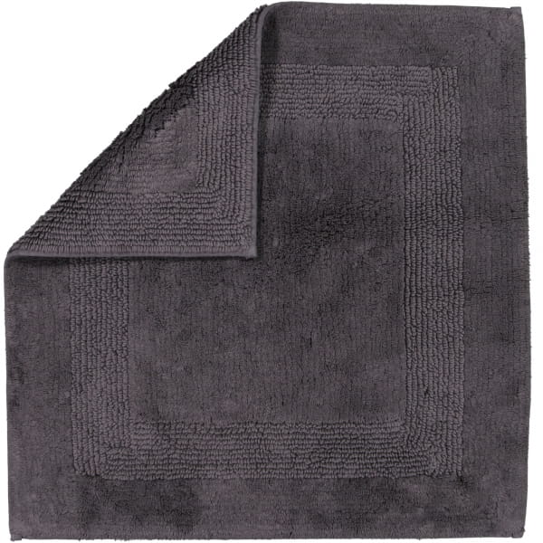 Cawö Home Badteppiche Luxus Badteppich 1000 - Farbe: basalt - 740 - 60x60 cm