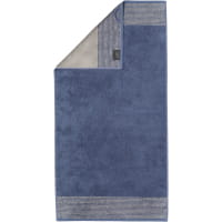 Cawö - Luxury Home Two-Tone 590 - Farbe: nachtblau - 10 - Seiflappen 30x30 cm
