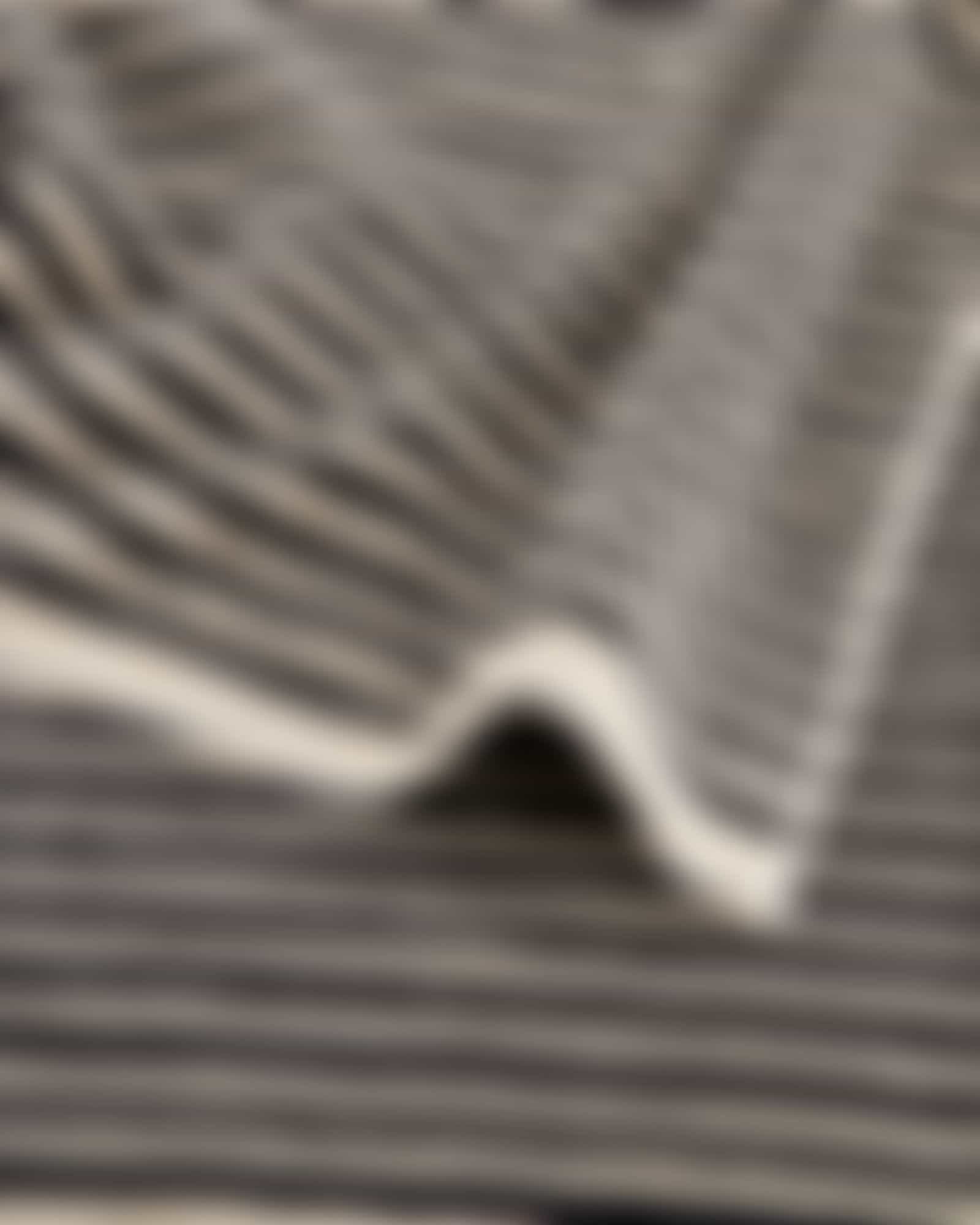 Cawö Handtücher Natural Streifen 6216 - Farbe: natur-schwarz - 39 - Gästetuch 30x50 cm