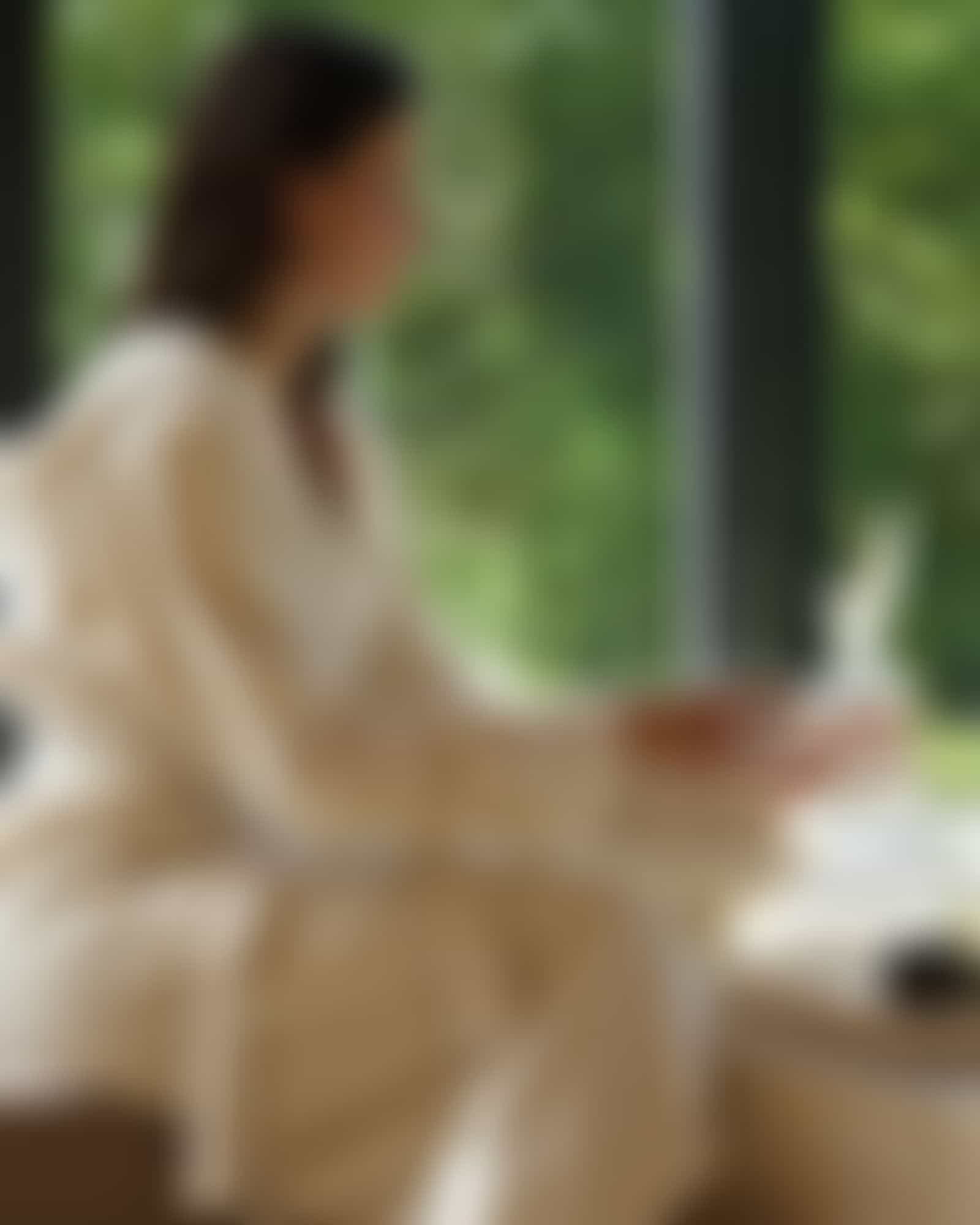 Möve Bademantel lang mit Kapuze CALM ESSENCE - Farbe: natur - 869 Detailbild 2