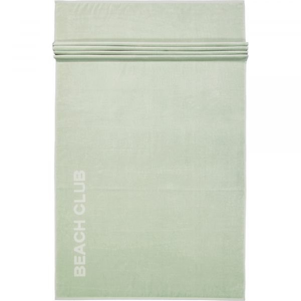 Vossen Strandtücher Beach Club - Farbe: eukalyptus - 5285 - 100x180 cm günstig online kaufen
