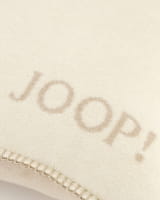 JOOP! Kissenhülle Uni-Doubleface - Größe: 50x50 cm - Farbe: Pergament-Sand