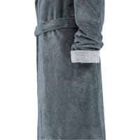 Esprit Damen Bademantel Cosy Kapuze - Farbe: grey - 003 - XL