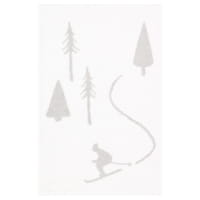 Cawö Handtücher WINTER EDITION Skifahrer 6272 - Farbe: weiß/platin - 67