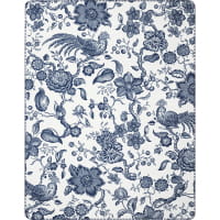 Villeroy & Boch Wohndecken Paradiso - Farbe: Navy Peony - 150x200 cm