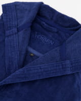 Vossen Bademäntel unisex Kurzmantel mit Kapuze Texas - Farbe: winternight - 4760 - S
