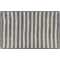 Cawö Badematten Two-Tone Stripes 480 - Farbe: schiefer - 77 - 50x80 cm