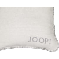 JOOP! Kissenhülle Uni-Doubleface - Größe: 50x50 cm - Farbe: Rauch-Graphit