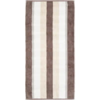 Cawö Handtücher Noblesse Stripe 1087 - Farbe: walnuss - 30 - Gästetuch 30x50 cm