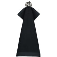 Rhomtuft - Handtücher Baronesse - Farbe: schwarz - 15 Gästetuch 30x50 cm