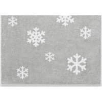 Cawö Handtücher WINTER EDITION Schneekristalle 6270 - Farbe: platin/weiß - 76 Cawö Handtücher WINTER EDITION Schneekristalle 6270 - Farbe: platin/weiß - 76