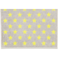Cawö Handtücher NEW STARS Sterne klein 6261 - Farbe: platin/lime - 75 - Duschtuch 70x140 cm