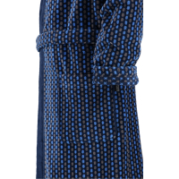 Cawö Herren Bademantel Kimono 4851 - Farbe: blau - 11 - L