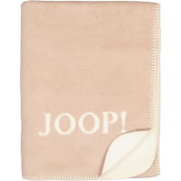JOOP! Wohndecken Uni-Doubleface - Farbe: Nude-Pergament - 150x200 cm
