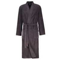 Cawö Bademäntel Herren Kimono Cord-Optik 6540 - Farbe: basalt - 740