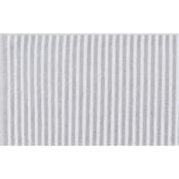 Cawö Badematten Two-Tone Stripes 480 - Farbe: platin - 76 - 50x80 cm