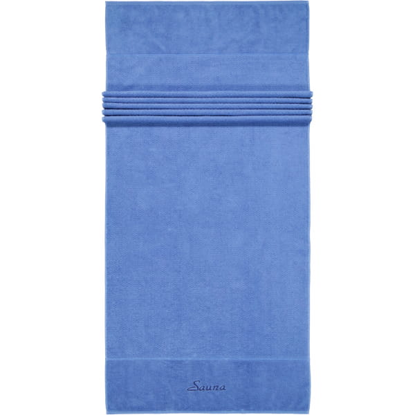 frottana Saunatücher Pearl - Farbe: cornflower - 410 - 80x200 cm
