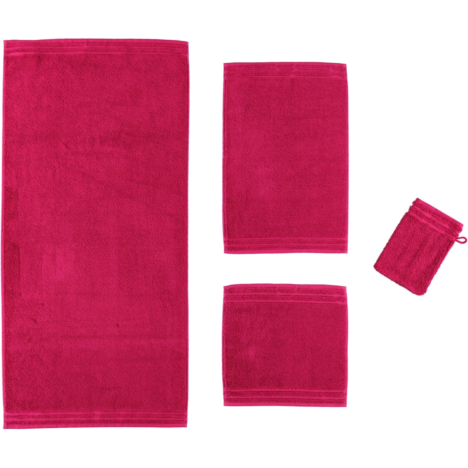 Vossen Handtücher 377 Vossen Marken | - 30x50 cm - Feeling | - Calypso Farbe: | Handtücher cranberry Vossen Gästetuch