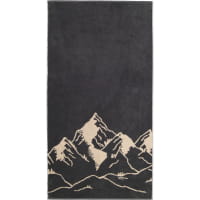 Cawö Handtücher Alpenchic Edition Berge 6269 - Farbe: granit - 73