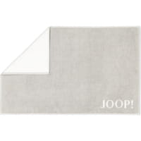 JOOP! Classic - Doubleface Badematte 1600 - 50x80 cm - Farbe: Silber/Weiß - 76