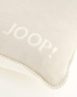 JOOP! Kissenhülle Uni-Doubleface - Größe: 50x50 cm - Farbe: Feder-Ecru