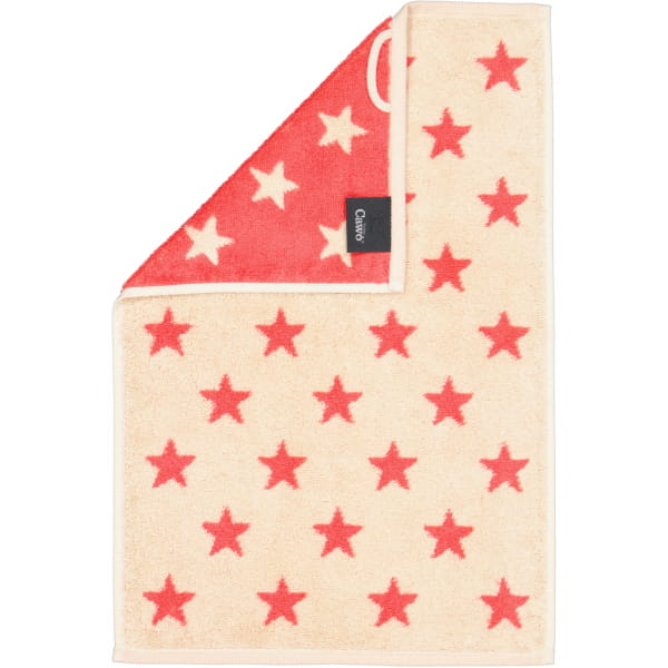 Cawö Handtücher NEW STARS Sterne klein 6261 - Farbe: beige/pink - 32 - Gäst günstig online kaufen