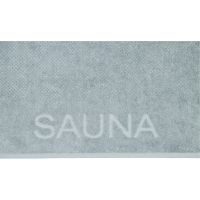 Cawö Saunatücher Pure 6501 - Farbe: mystic green - 426 - 80x200 cm