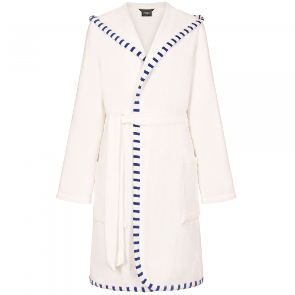 Cawö Home Bademäntel Damen Kapuze Breton 848 - Farbe: weiß - 600