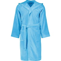 Vossen Bademäntel unisex Kurzmantel mit Kapuze Texas - Farbe: turquoise - 5570