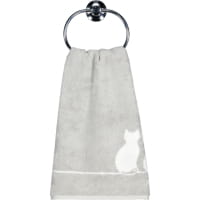 Cawö Handtücher CUTE CATS EDITION You &amp; Me 6263 - Farbe: platin/weiß - 76