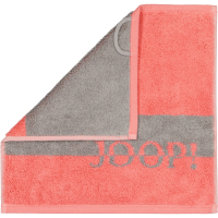 JOOP Shades Stripe 1687 - Farbe: coral - 22 Seiflappen 30x30 cm