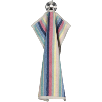 Cawö Handtücher Sense Streifen 6206 - Farbe: multicolor - 12 - Waschhandschuh 16x22 cm