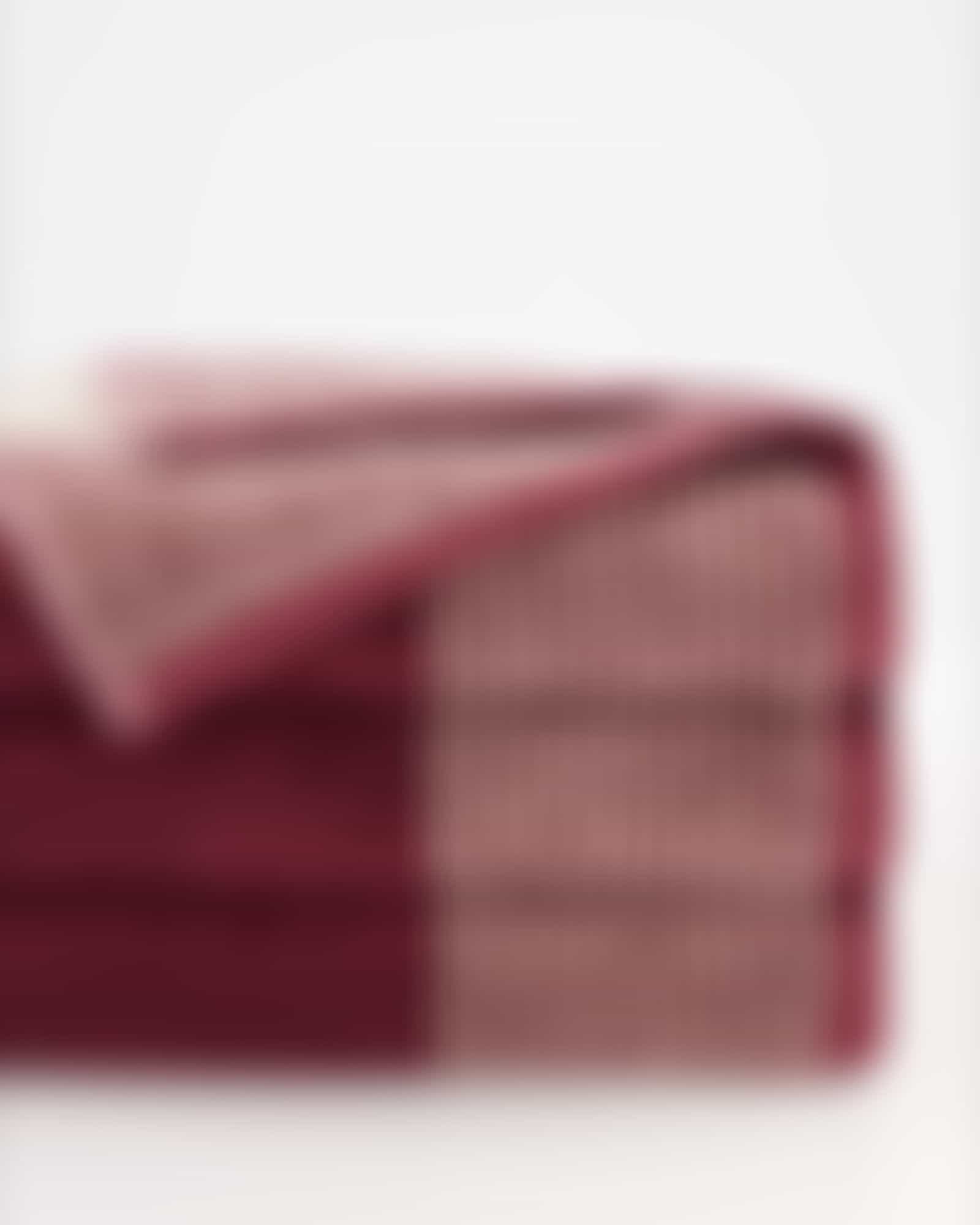 Cawö Handtücher Luxury Home Two-Tone 590 - Farbe: bordeaux - 23 - Waschhandschuh 16x22 cm