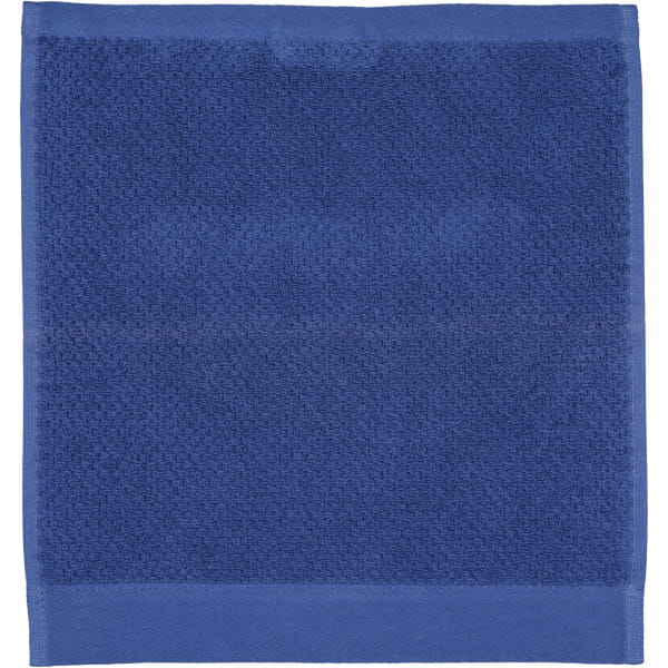 Rhomtuft - Handtücher Baronesse - Farbe: kobalt - 84 - Seiflappen 30x30 cm