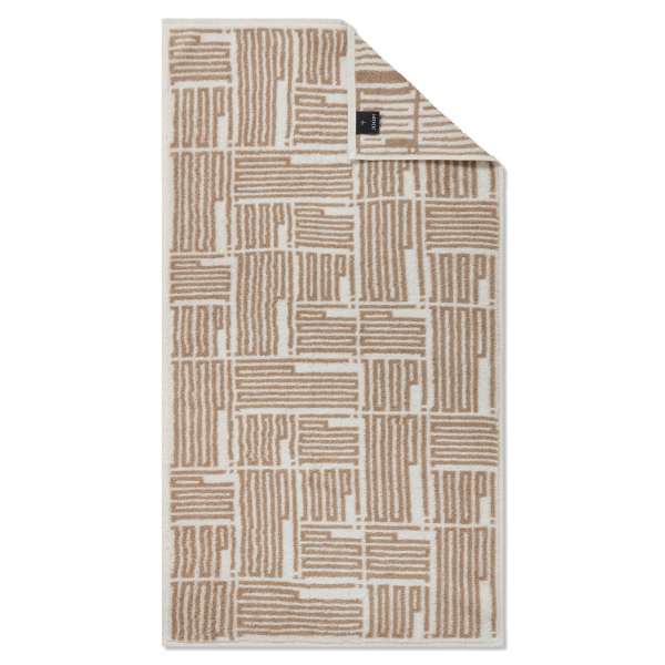 JOOP! Handtücher Bars Allover 1723 - Farbe: Creme - 33 - Duschtuch 80x150 cm