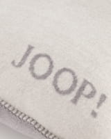 JOOP! Kissenhülle Uni-Doubleface - Größe: 50x50 cm - Farbe: Rauch-Graphit