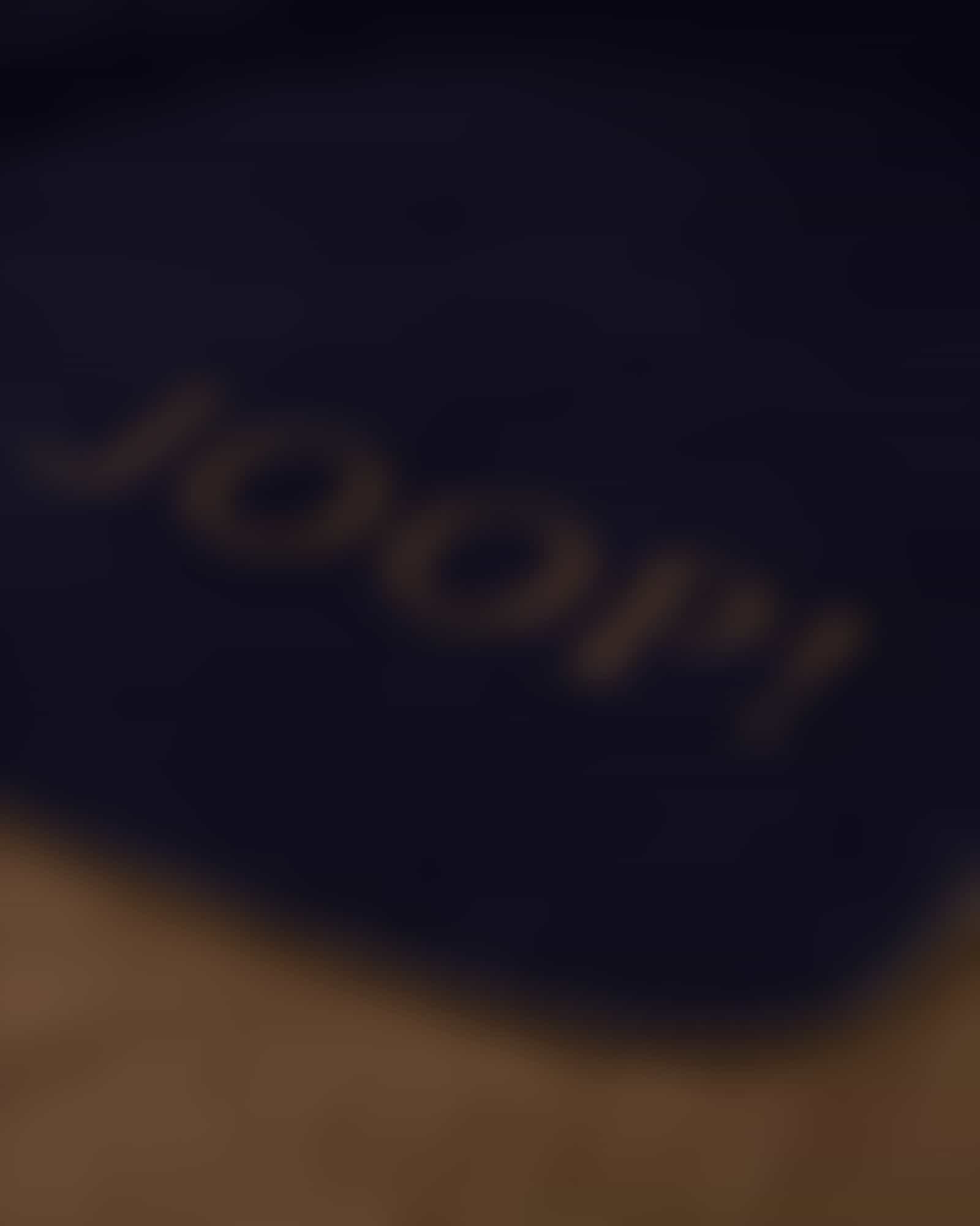 JOOP! Wohndecke Uni-Doubleface - Größe: 150x200 cm - Farbe: Marine-Karamell