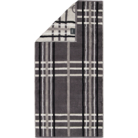 Cawö Handtücher Noblesse Check 1089 - Farbe: anthrazit - 77 - Handtuch 50x100 cm