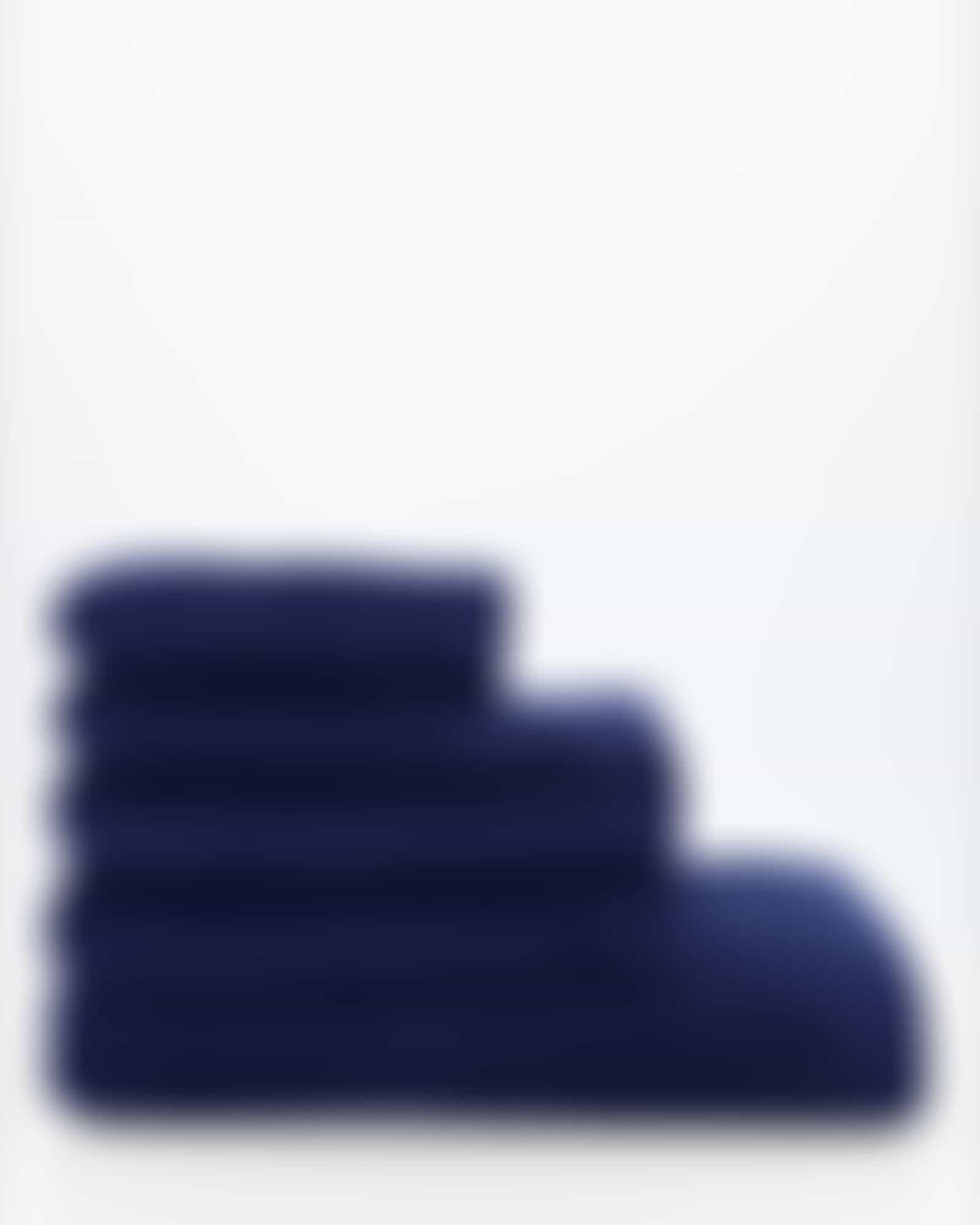 Cawö Handtücher Life Style Uni 7007 - Farbe: navy - 133 - Seiflappen 30x30 cm