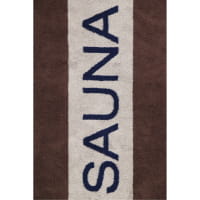 Cawö Saunatücher SAUNA 6238 - Farbe: mokka - 37 - 80x200 cm