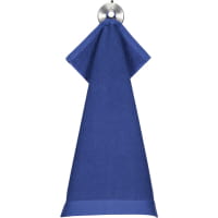 Rhomtuft - Handtücher Baronesse - Farbe: kobalt - 84 - Seiflappen 30x30 cm