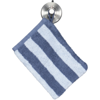 Cawö Handtücher Reverse Wendestreifen 6200 - Farbe: nachtblau - 11 - Seiflappen 30x30 cm