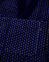 Cawö Herren Bademantel Kimono 4851 - Farbe: blau - 11
