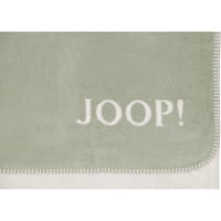 JOOP! Wohndecke Uni-Doubleface - Größe: 150x200 cm - Farbe: Jade-Silber