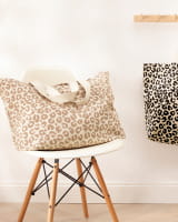 Cawö Home Beachbags LEO 55703 - Farbe: natur - 33 - 40x55 cm