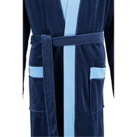 bugatti Herren Bademantel Kimono Tommaso - Farbe: marine blau - 493