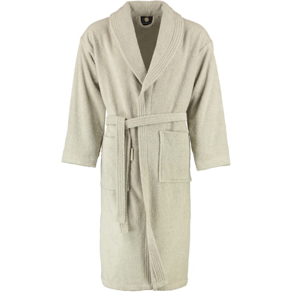 Rhomtuft - Bademantel Sir & Lady - Unisex - Farbe: stone - 320 - S