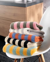 Cawö Handtücher Bold Streifen 6277 - Farbe: grau-natur - 76
