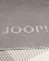 JOOP! Wohndecke Checks - Größe: 150x200 cm - Farbe: Silber-Natur